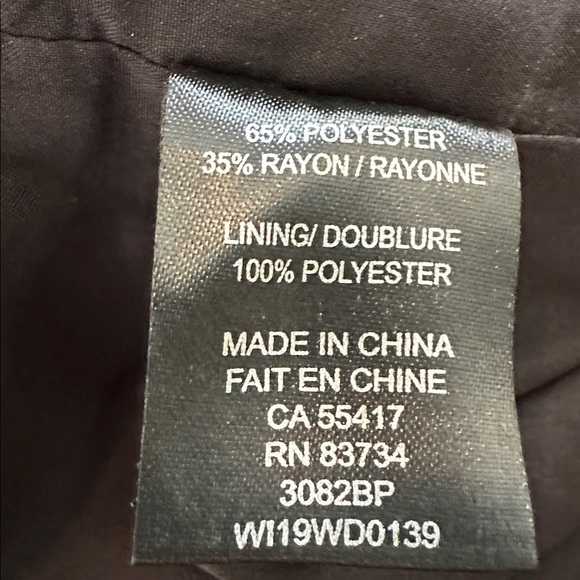 NWOT BOSTON PROPER Elegant Red Plaid Dress. Rhinestone Buttons Fully lined - Picture 9 of 9